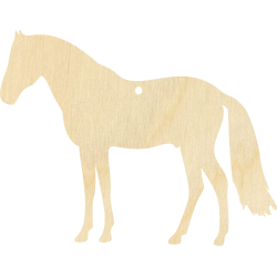 Decor dekoracja koń zawieszka sklejka decoupage 10x8cm