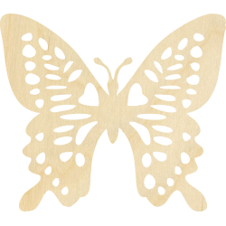 Decor dekoracja motyl motylek sklejka decoupage 12x11cm