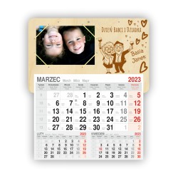 Kalendarz na dzień babci i dziadka FOTO grawer z dedykacją