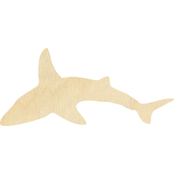 Decor dekoracja rekin sklejka decoupage 10x4,5cm